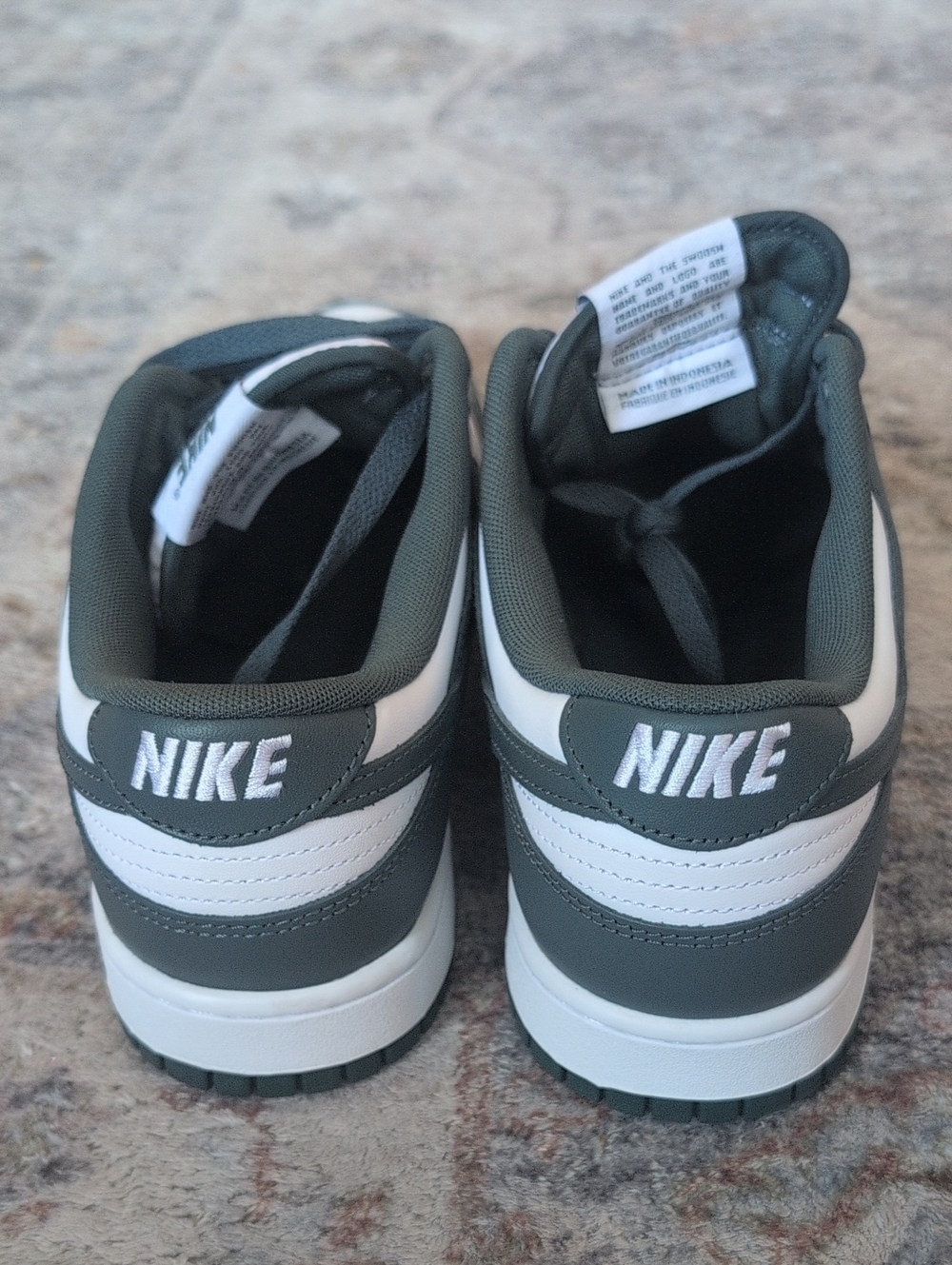 Nike Dunks Men’s Low-Top Sneakers — Forest Green & White. Brand New. No Tags